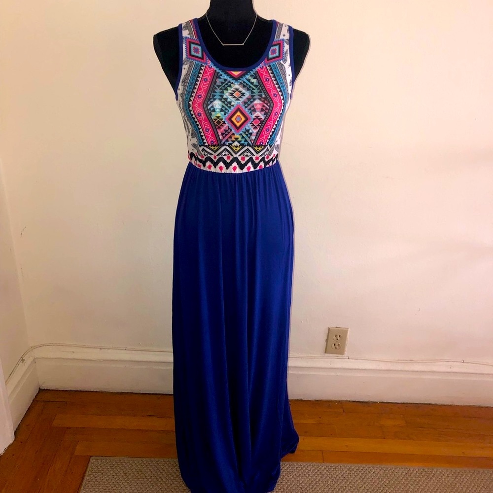 Aztec design maxi dress!